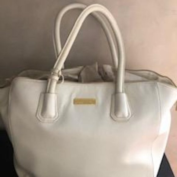 White leather satchel - Picture 1 of 5